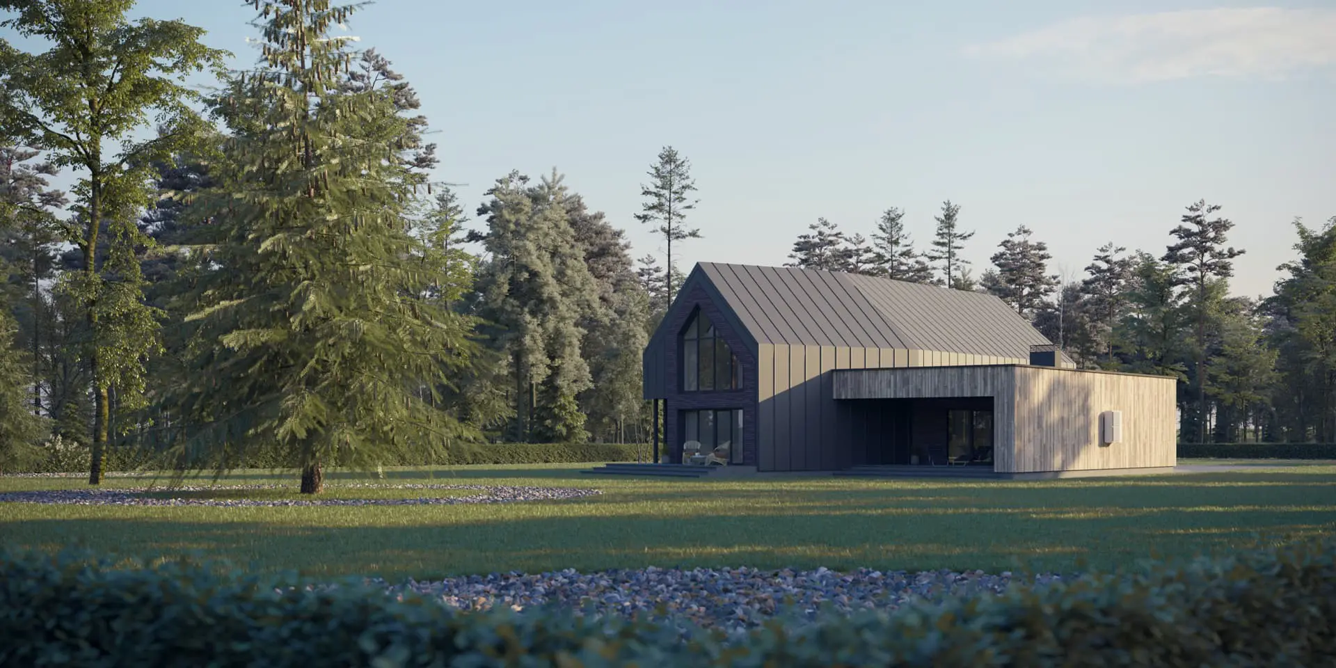 House Plan: 2875 ft², 1.5 Stories, 3 Beds, 3 Baths, Open Floor Plan, 2-Car Garage