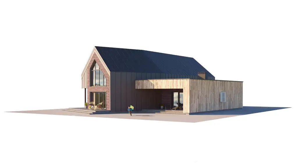 House Plan: 2875 ft², 1.5 Stories, 3 Beds, 3 Baths, Open Floor Plan, 2-Car Garage