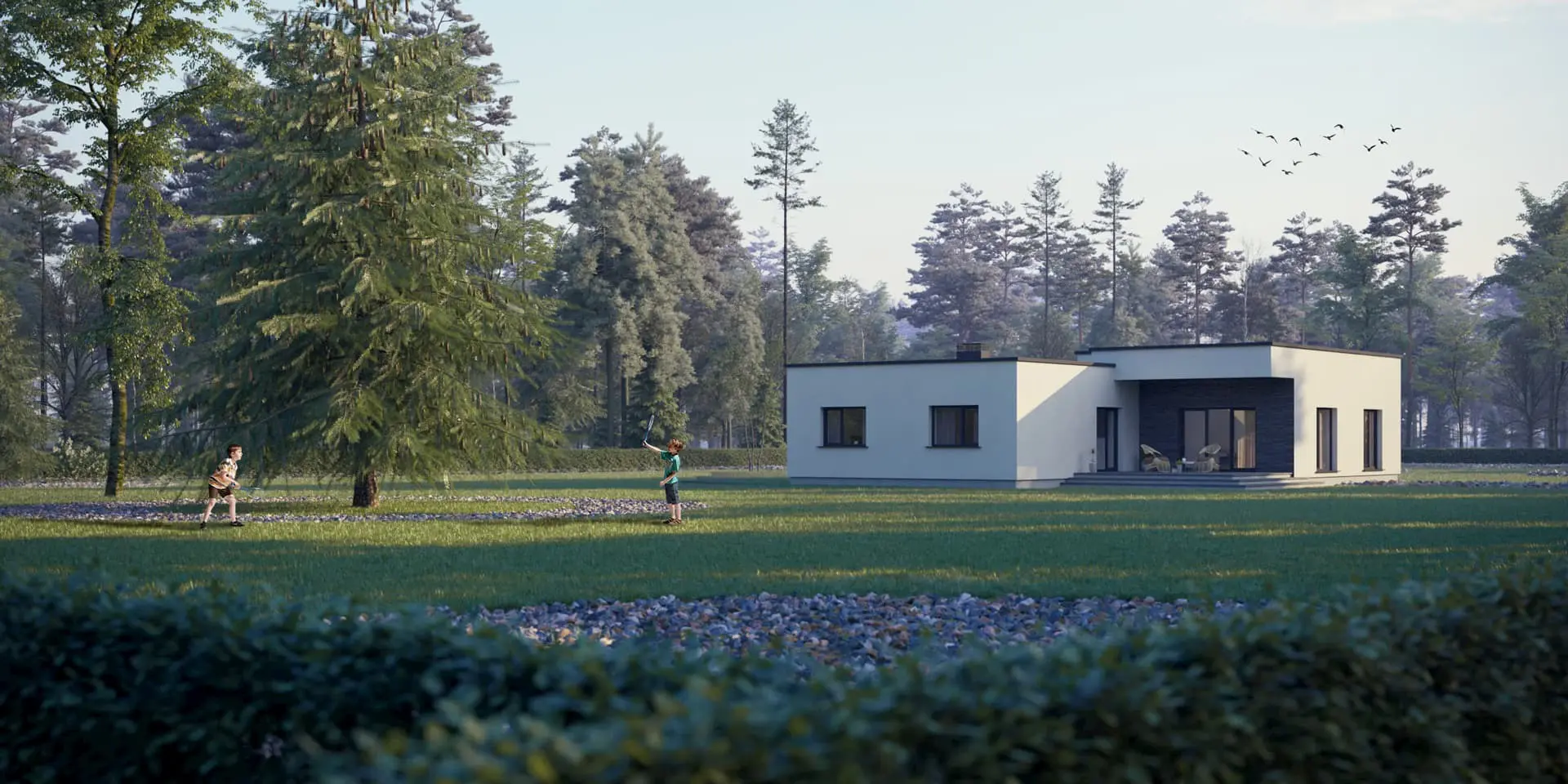 House Plan: 1540 ft², 1 Story, 3 Beds, 2 Baths, Open Floor Plan, 2-Car Garage