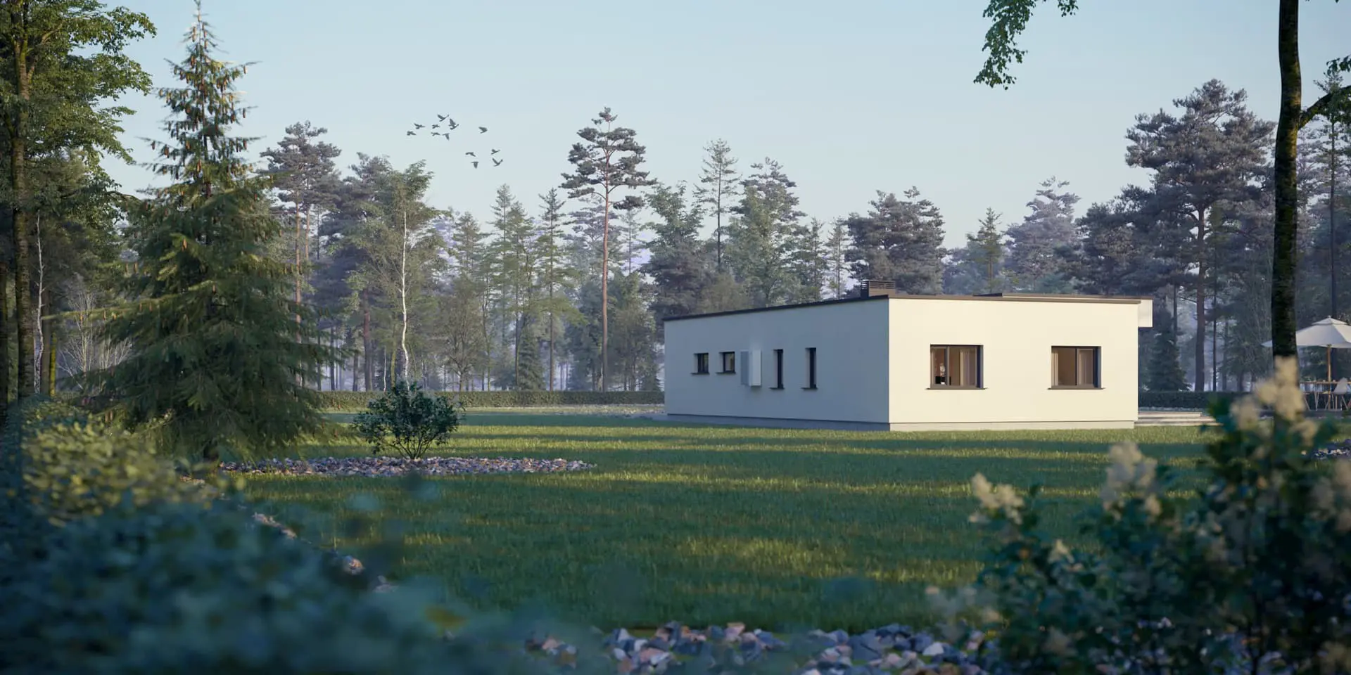 House Plan: 1540 ft², 1 Story, 3 Beds, 2 Baths, Open Floor Plan, 2-Car Garage