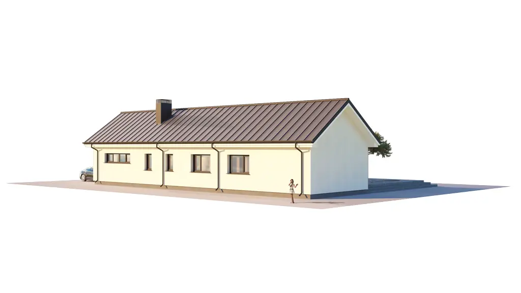 House Plan: 1574 ft², 1 Story, 3 Beds, 1.5 Baths, Open Floor Plan, 2-Car Garage