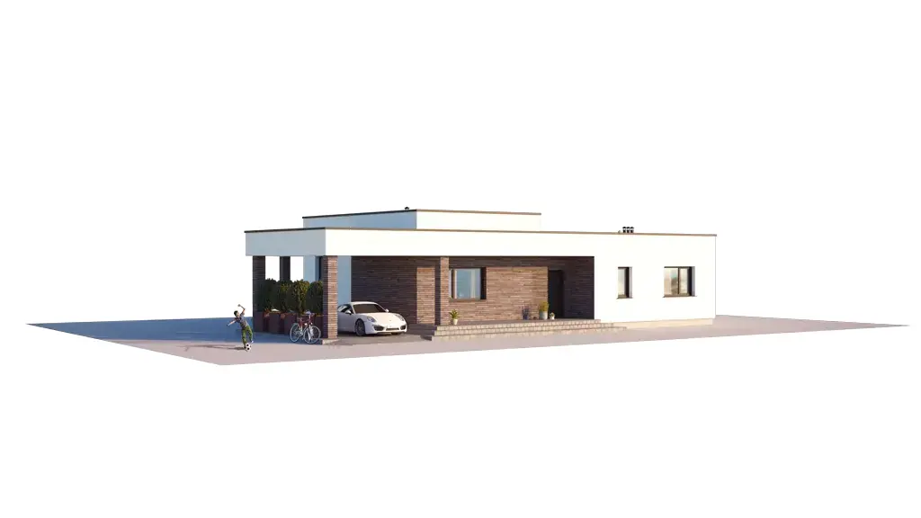 House Plan: 1477 ft², 1 Story, 3 Beds, 1 Baths, Open Floor Plan, Carport