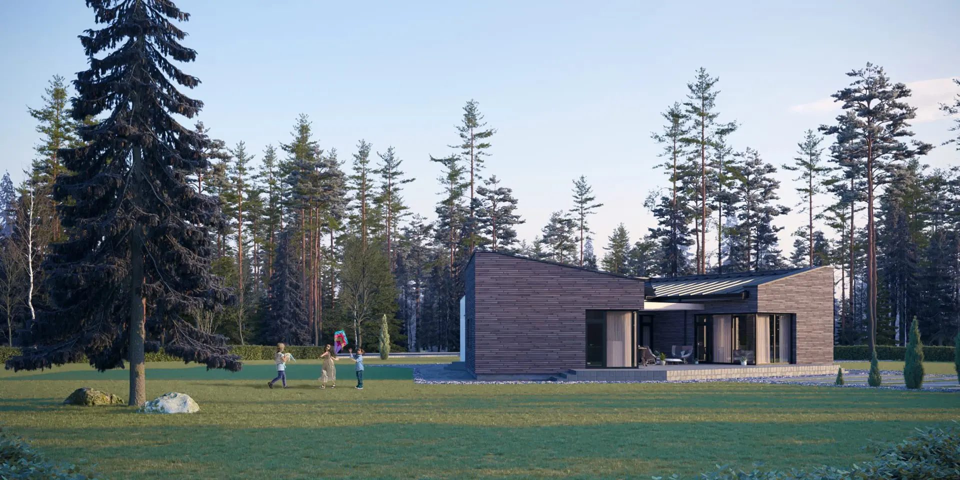 House Plan: 1485 ft², 1 Story, 2 Beds, 2 Baths, Open Floor Plan, 2-Car Garage