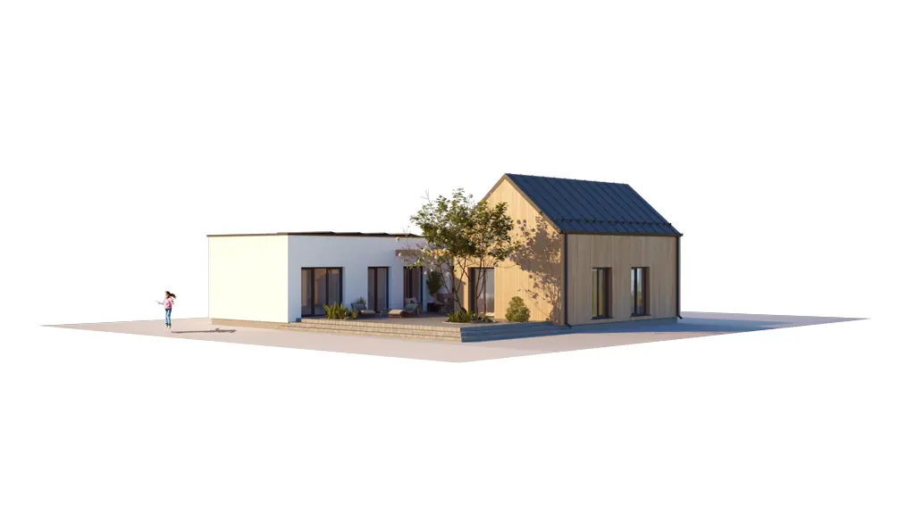 House Plan: 1298 ft², 1 Story, 3 Beds, 2 Baths, Open Floor Plan, Carport