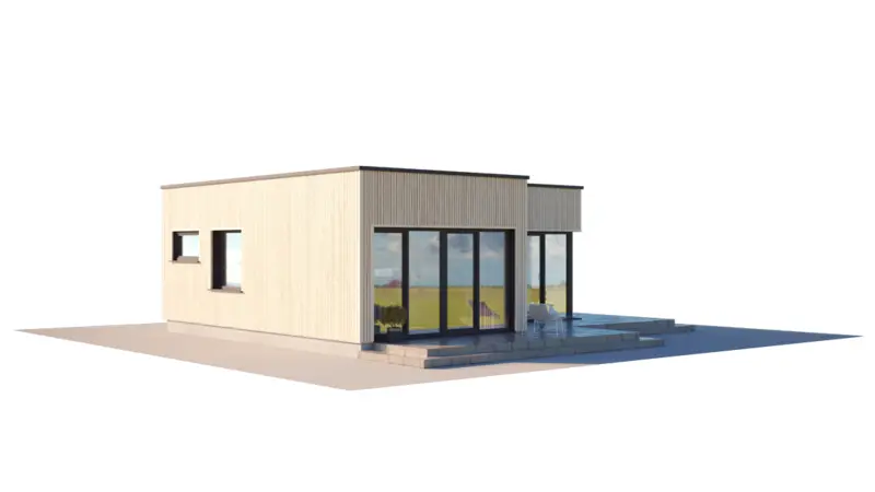 House Plan: 631 ft², 1 Story, 1 Beds, 1 Baths, Open Floor Plan