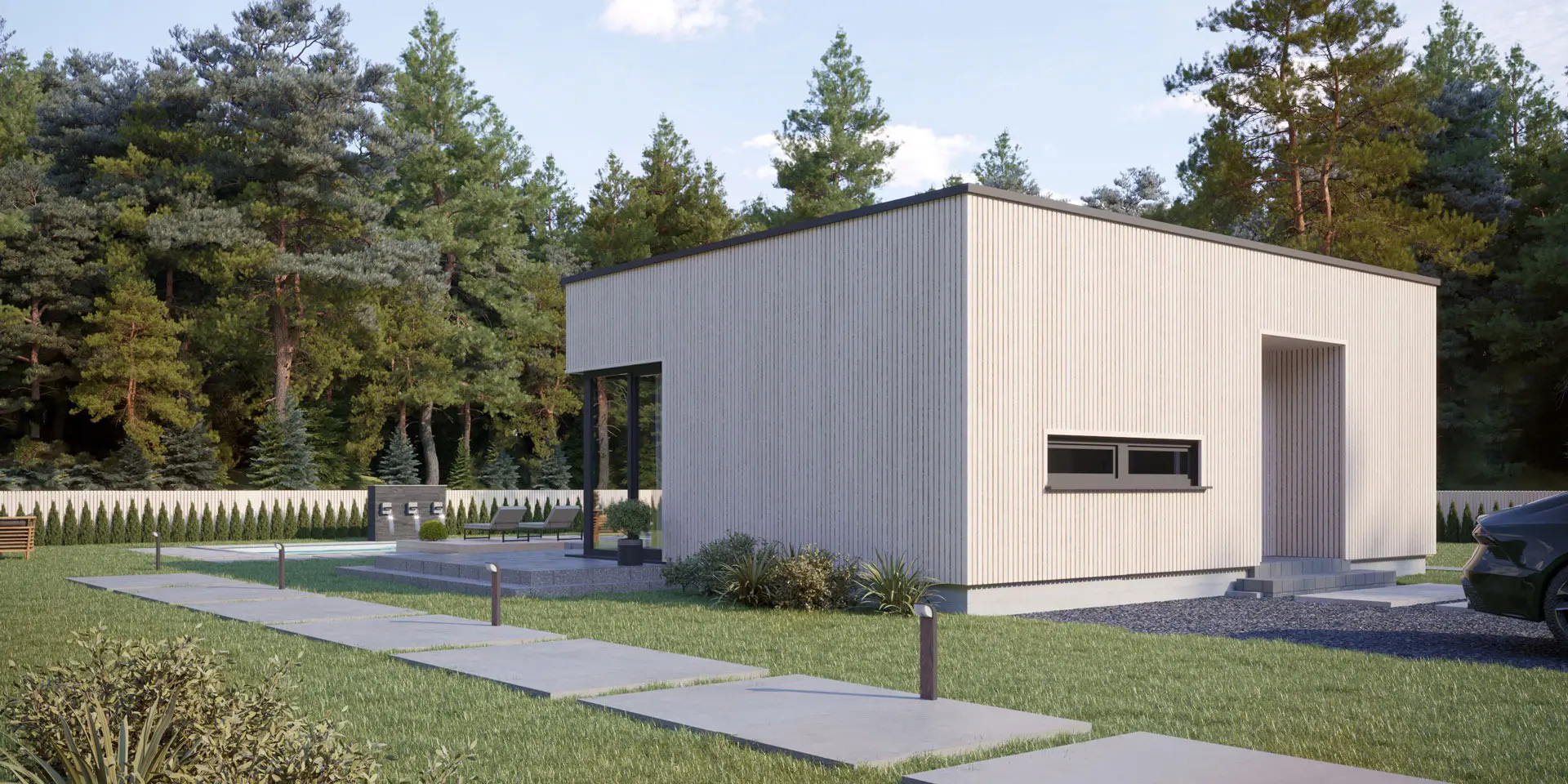House Plan: 631 ft², 1 Story, 1 Beds, 1 Baths, Open Floor Plan