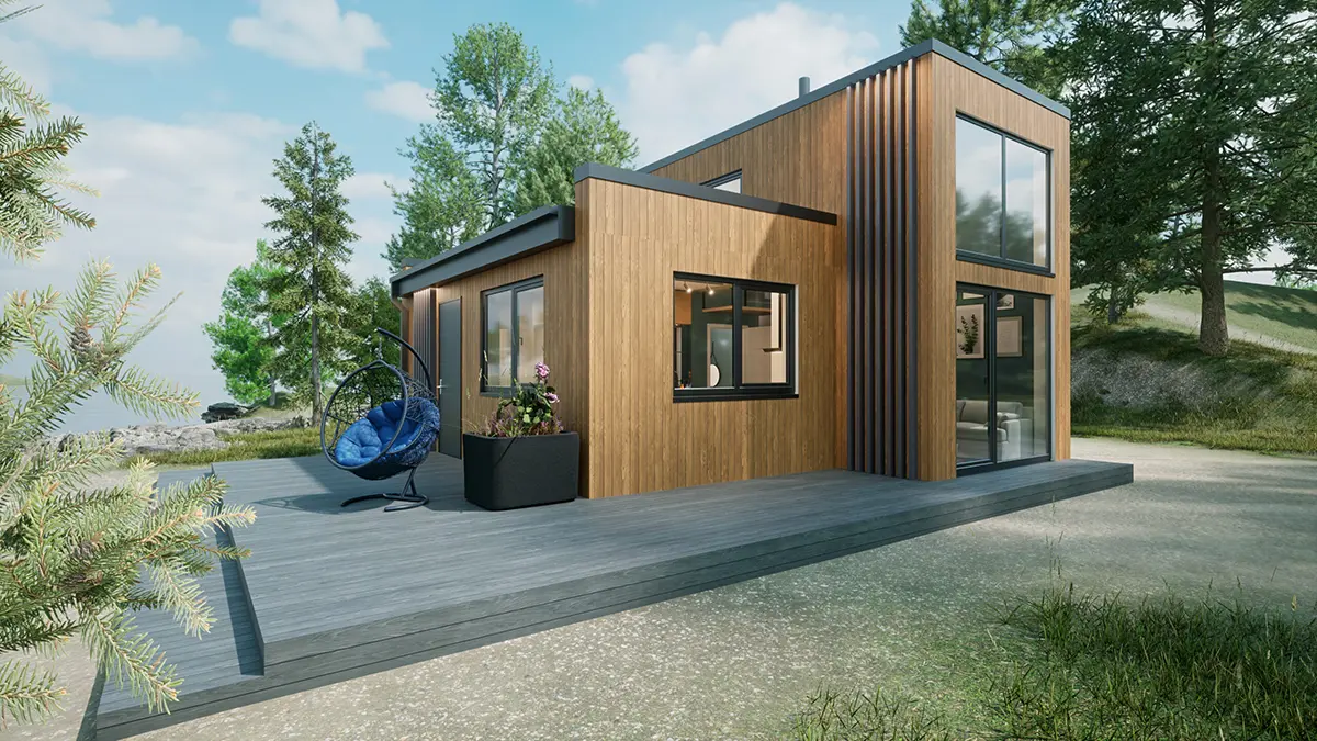 House Plan: 592 ft², More, 2 Beds, 1 Baths