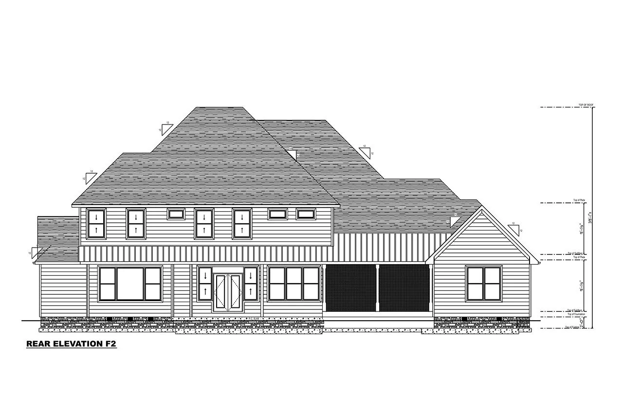 House Plan: 4682 ft², 1.5 Stories, 4 Beds, Home Office, 5.5 Baths, 3-Car Garage
