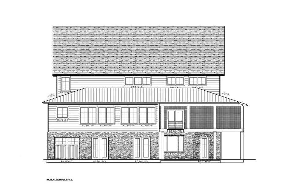 1-Story House Plan with Basement 4808 ft²: 4 Beds, Home Office, 6 Baths, Open Floor Plan, 2-Car Garage