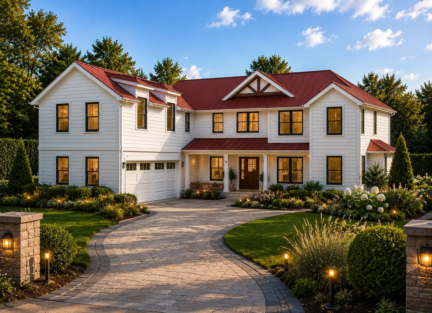 2-Story House Plan 4610 ft²: 4 Beds, Home Office, 3.5 Baths, Open Floor Plan, 3-Car Garage