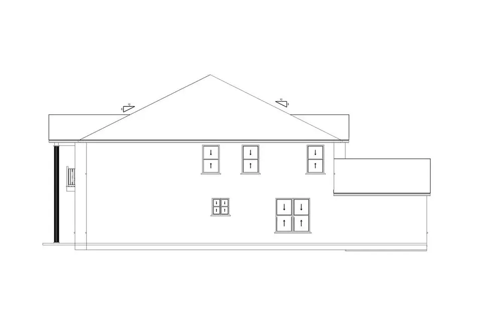 2-Story House Plan 4195 ft²: 4 Beds, Home Office, 3.5 Baths, Open Floor Plan, 3-Car Garage