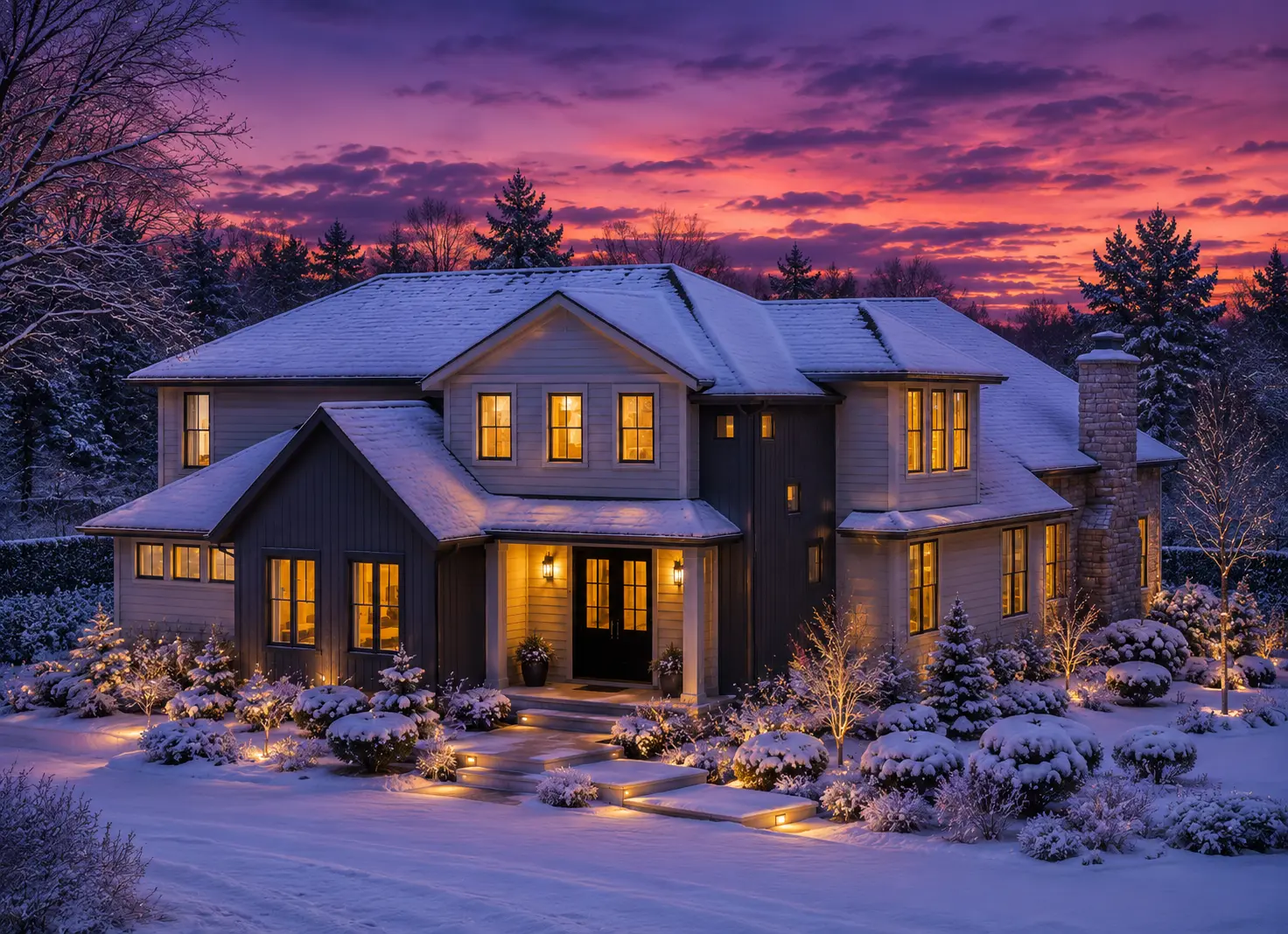 2-Story House Plan 3281 ft²: 3 Beds, Home Office, 3 Baths, Open Floor Plan, without Garage