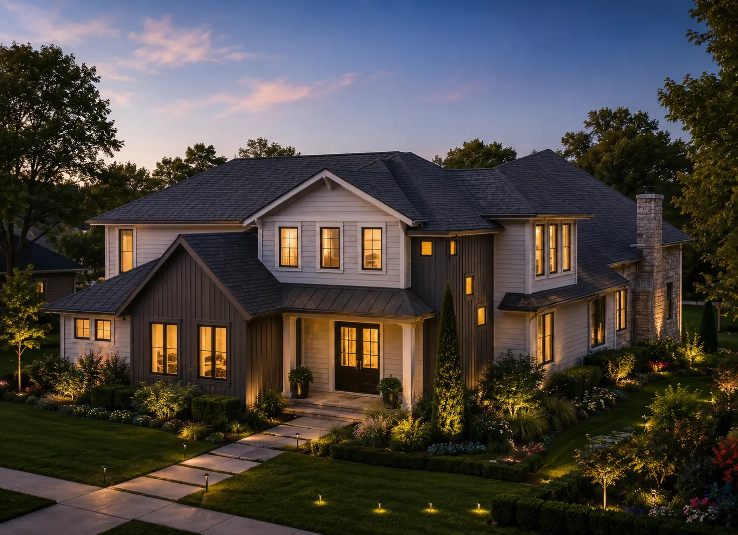 2-Story House Plan 3281 ft²: 3 Beds, Home Office, 3 Baths, Open Floor Plan, without Garage