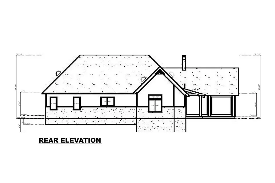 1-Story House Plan 2250 ft²: 3 Beds, 2.5 Baths, Open Floor Plan, without Garage