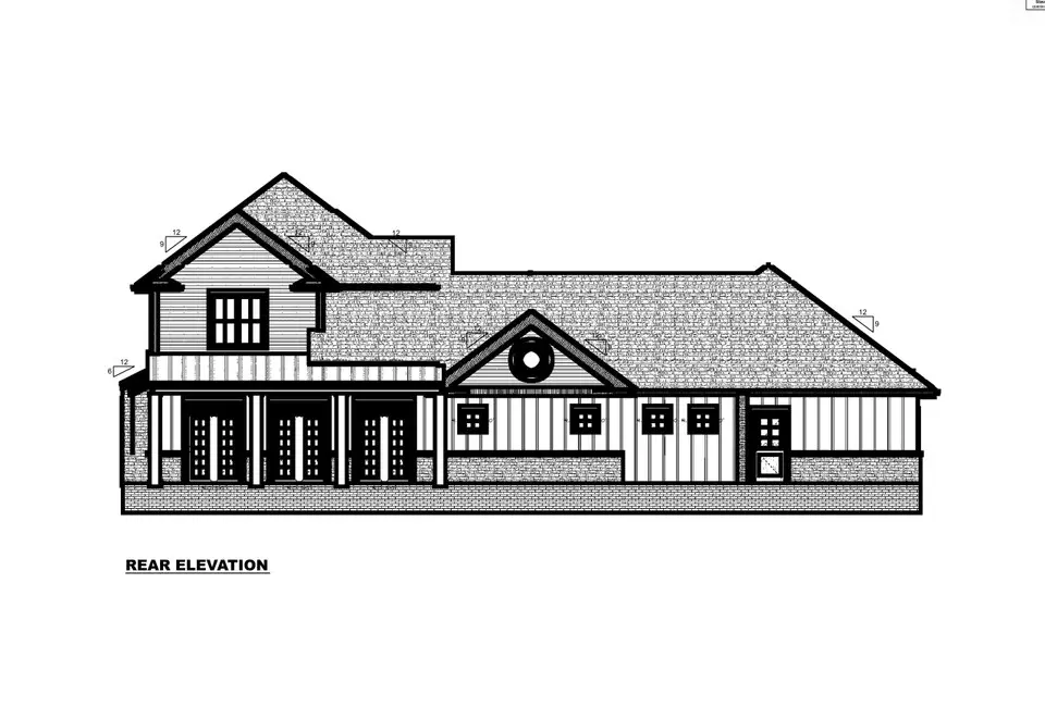 1.5-Story House Plan 2058 ft²: 3 Beds, 3.5 Baths, Open Floor Plan, 2-Car Garage