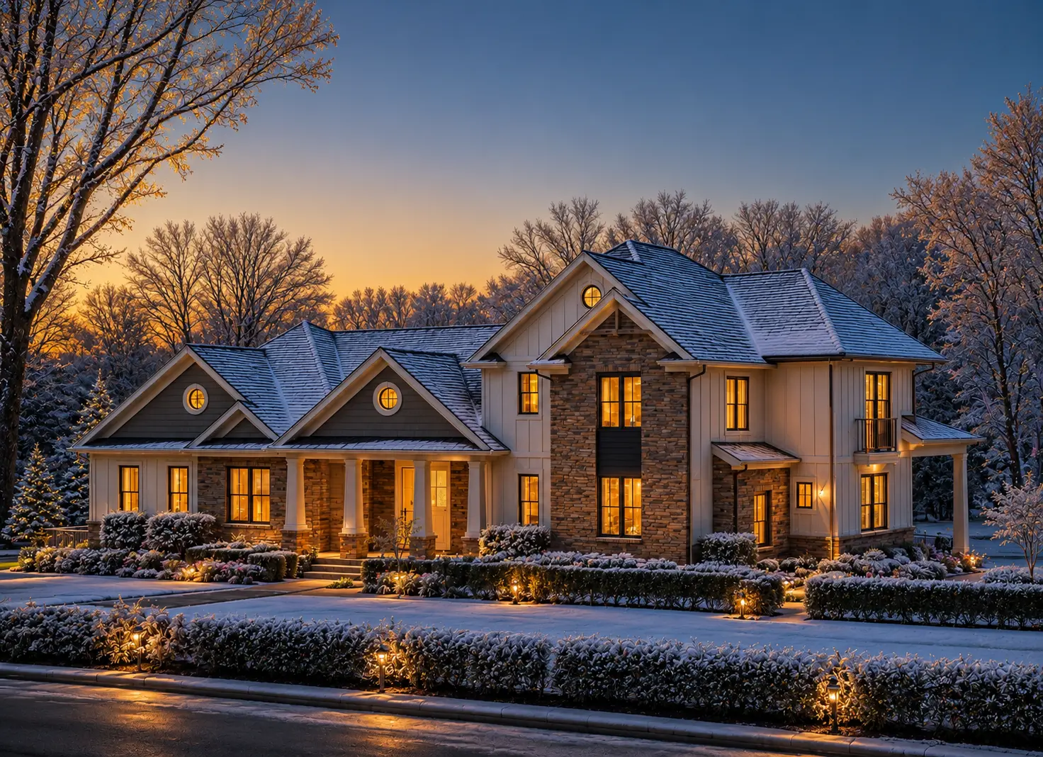 1.5-Story House Plan 2058 ft²: 3 Beds, 3.5 Baths, Open Floor Plan, 2-Car Garage