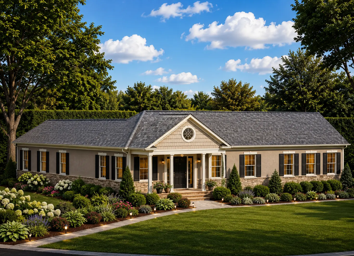 1-Story House Plan 2565 ft²: 3 Beds, 3 Baths, Open Floor Plan, without Garage