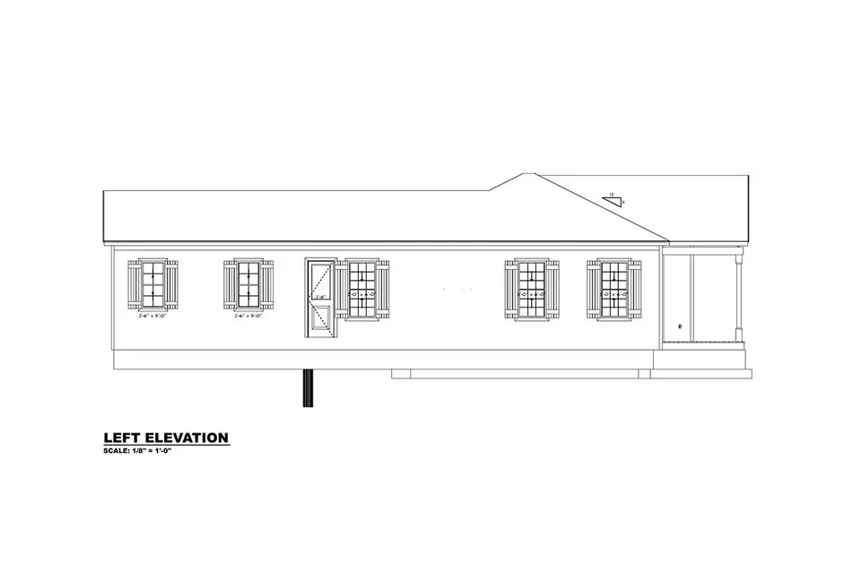 1-Story House Plan 2565 ft²: 3 Beds, 3 Baths, Open Floor Plan, without Garage