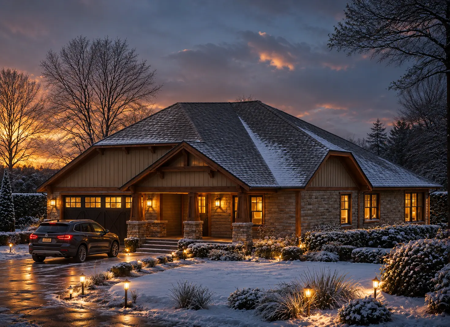 1-Story House Plan 2007 ft²: 3 Beds, 2 Baths, Open Floor Plan, 2-Car Garage