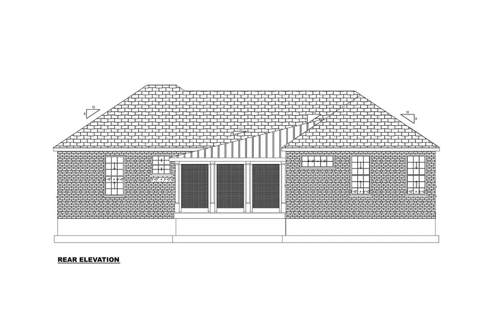 1-Story House Plan 2209 ft²: 4 Beds, 3.5 Baths, Open Floor Plan, without Garage