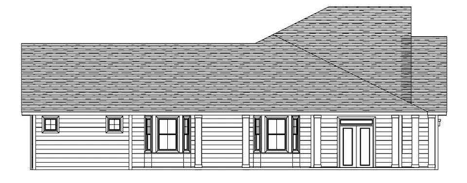 1-Story House Plan 2701 ft²: 3 Beds, Home Office, 3.5 Baths, Open Floor Plan, 2-Car Garage