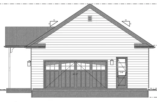 1-Story House Plan 765 ft²: 1 Beds, 1 Baths, Open Floor Plan, 2-Car Garage