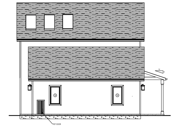 1.5-Story House Plan 1953 ft²: 3 Beds, 2.5 Baths, 2-Car Garage