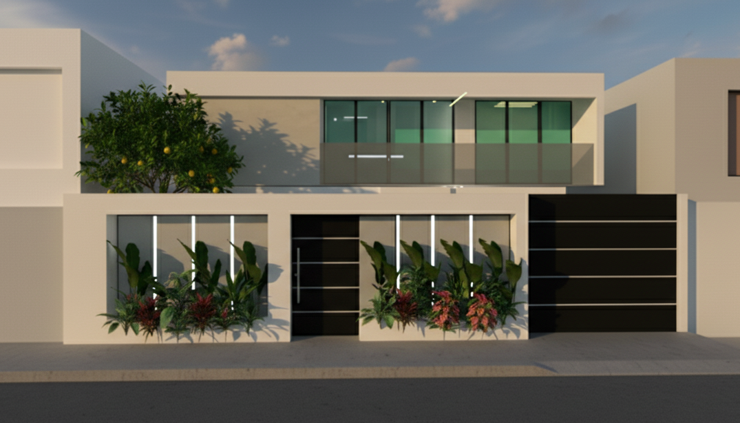 2-Story House Plan 2578 ft²: 3 Beds, Home Office, 2.5 Baths, Open Floor Plan, without Garage