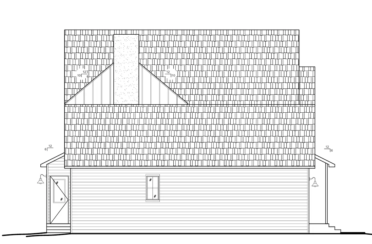 2-Story House Plan 2800 ft²: 2 Beds, Home Office, 3 Baths, Open Floor Plan, 2-Car Garage
