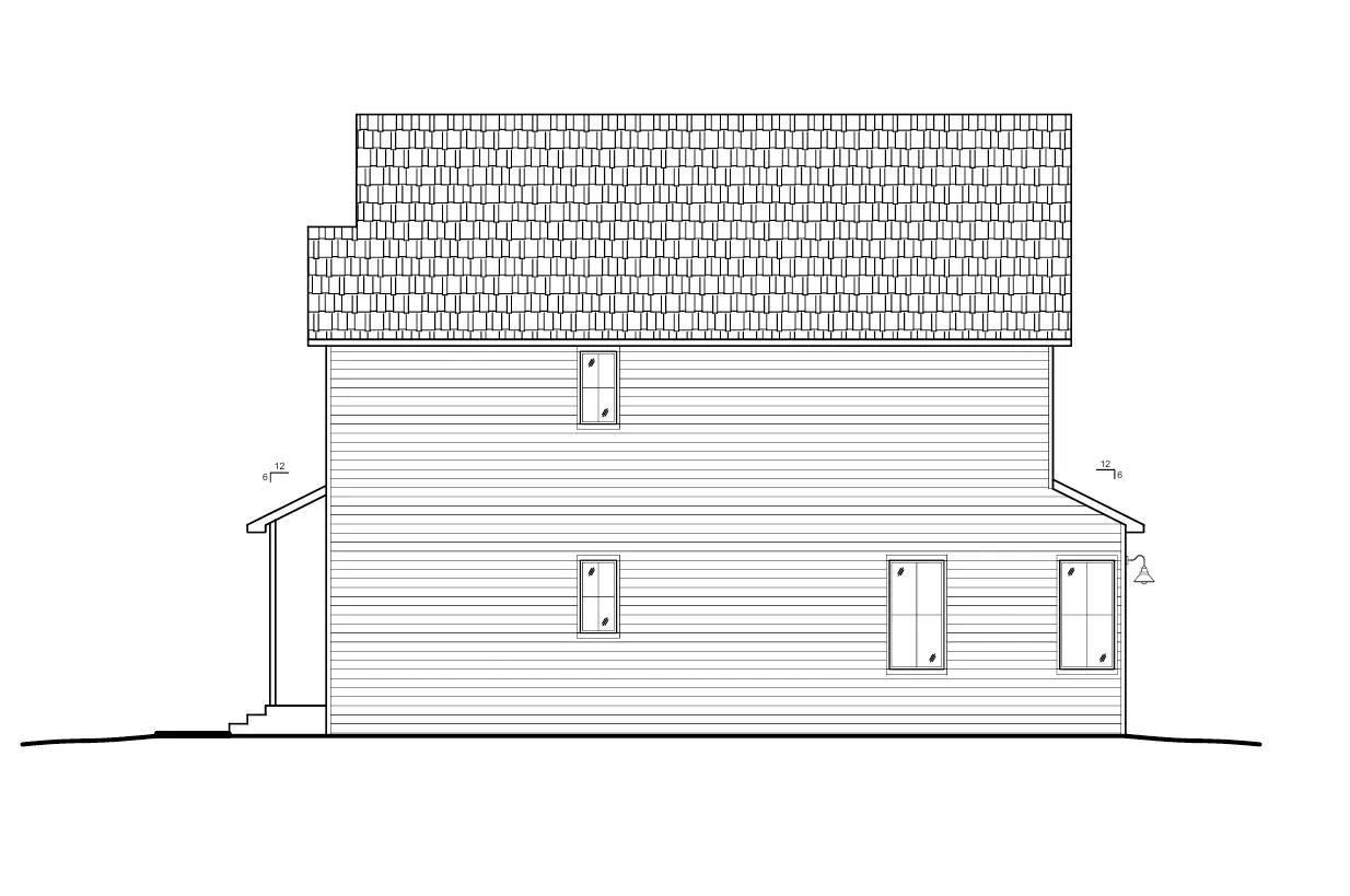 2-Story House Plan 2800 ft²: 2 Beds, Home Office, 3 Baths, Open Floor Plan, 2-Car Garage