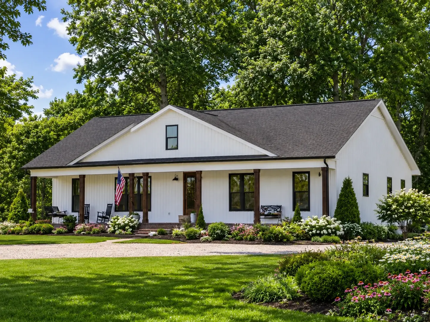 1-Story House Plan 1707 ft²: 3 Beds, 2.5 Baths, Open Floor Plan, without Garage