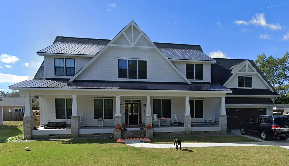 1.5-Story House Plan 3390 ft²: 4 Beds, Home Office, 3.5 Baths, Open Floor Plan, 2-Car Garage
