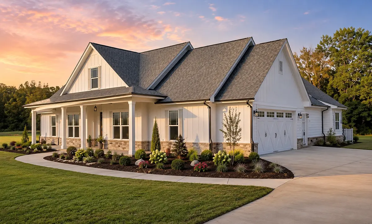 Actual Photos of House 5 – 1-Story House Plan 1993 ft²: 3 Beds, 2.5 Baths, Open Floor Plan, 2-Car Garage — 49216R