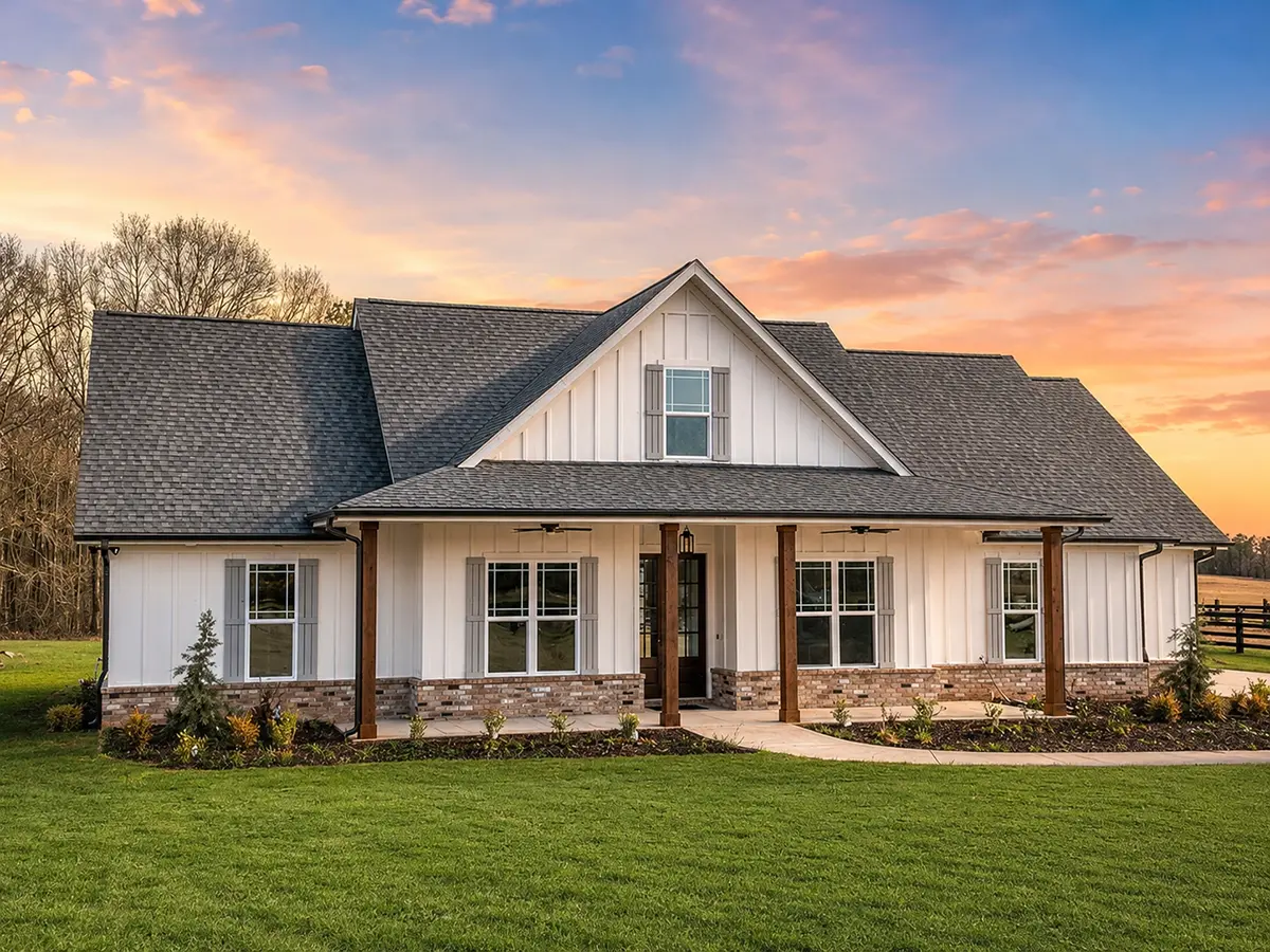 Actual Photos of House 6 – 1-Story House Plan 1993 ft²: 3 Beds, 2.5 Baths, Open Floor Plan, 2-Car Garage — 49216R