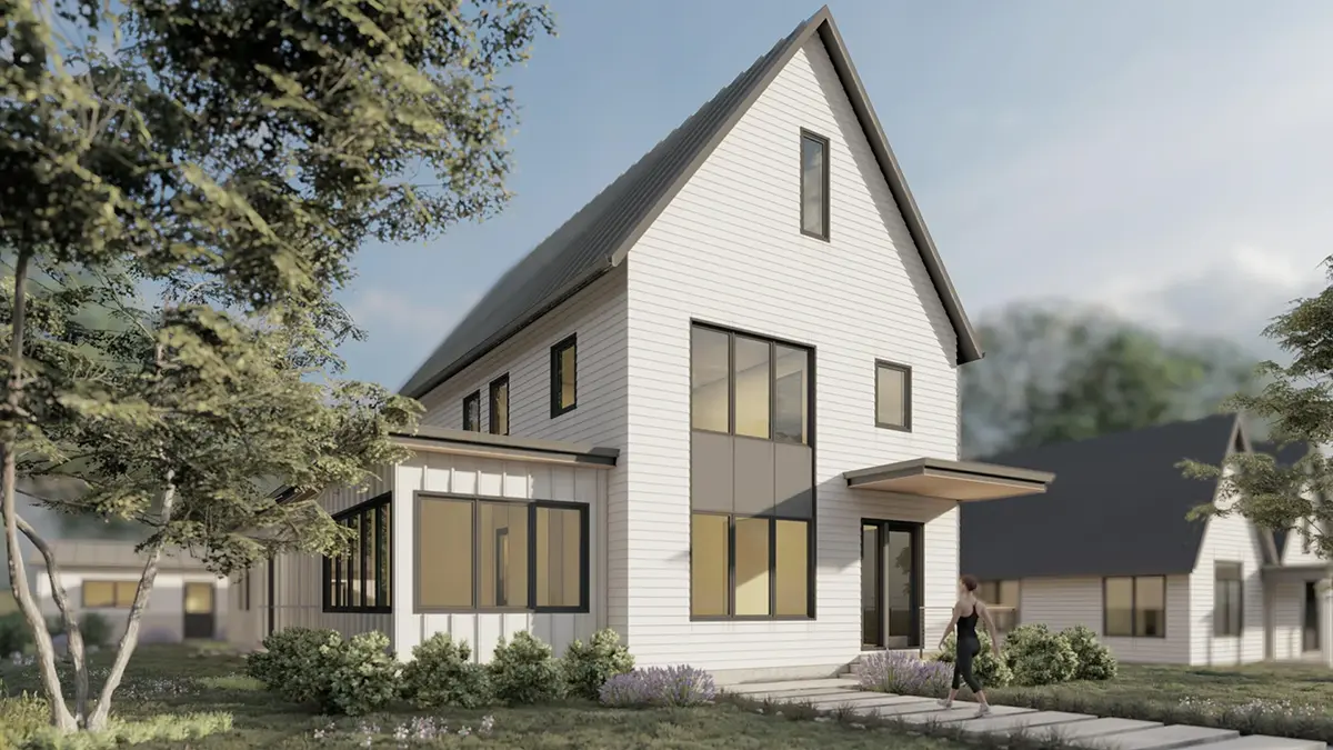 Main Images 7 – 2-Story House Plan 3214 ft²: 4 Beds, Home Office, 3.5 Baths, Open Floor Plan, without Garage — 77169R