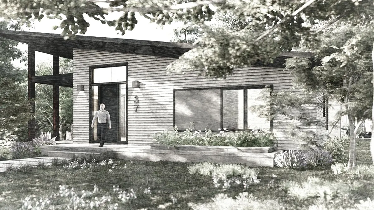 Main Images 9 – 1-Story House Plan 1862 ft²: 3 Beds, 2 Baths, Open Floor Plan, without Garage — 21419R