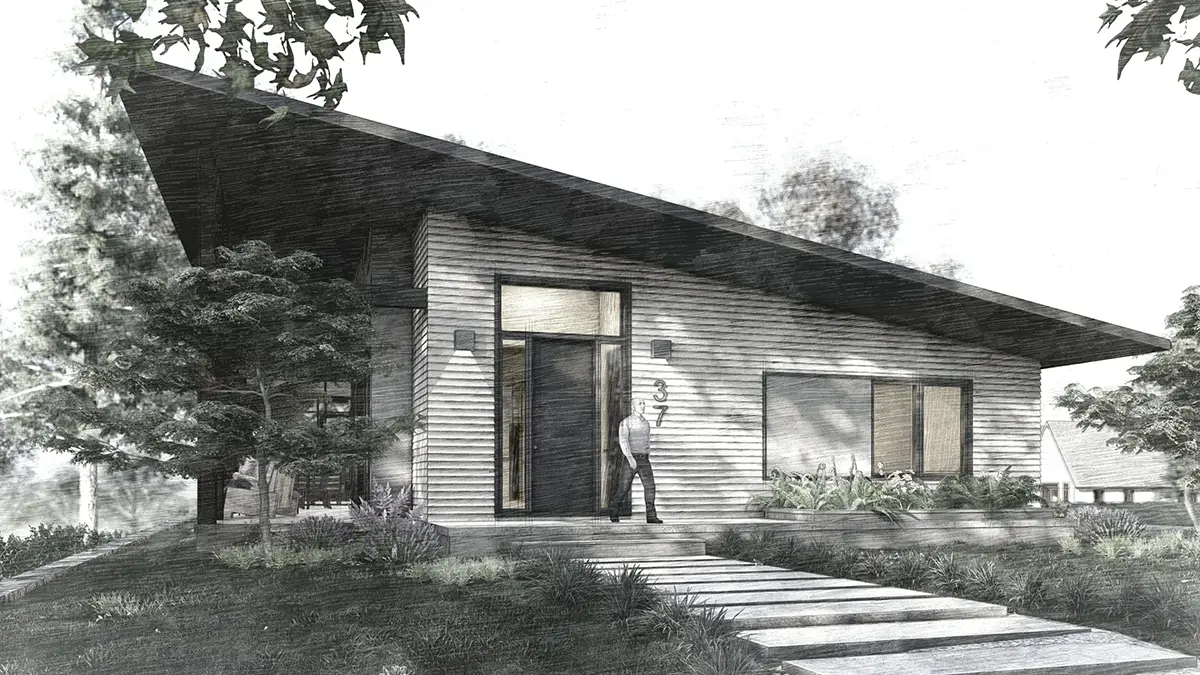 Main Images 4 – 1-Story House Plan 1862 ft²: 3 Beds, 2 Baths, Open Floor Plan, without Garage — 21419R