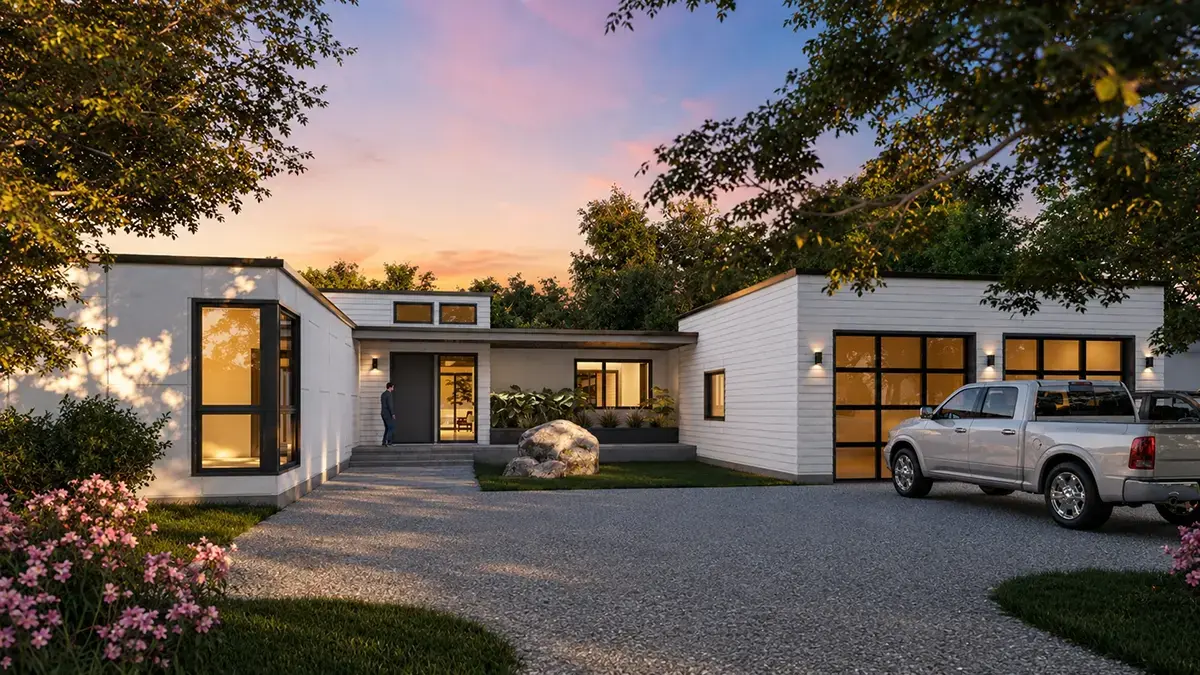 Main Images 3 – 1-Story House Plan 3730 ft²: 4 Beds, Home Office, 5.5 Baths, Open Floor Plan, 2-Car Garage — 13794R