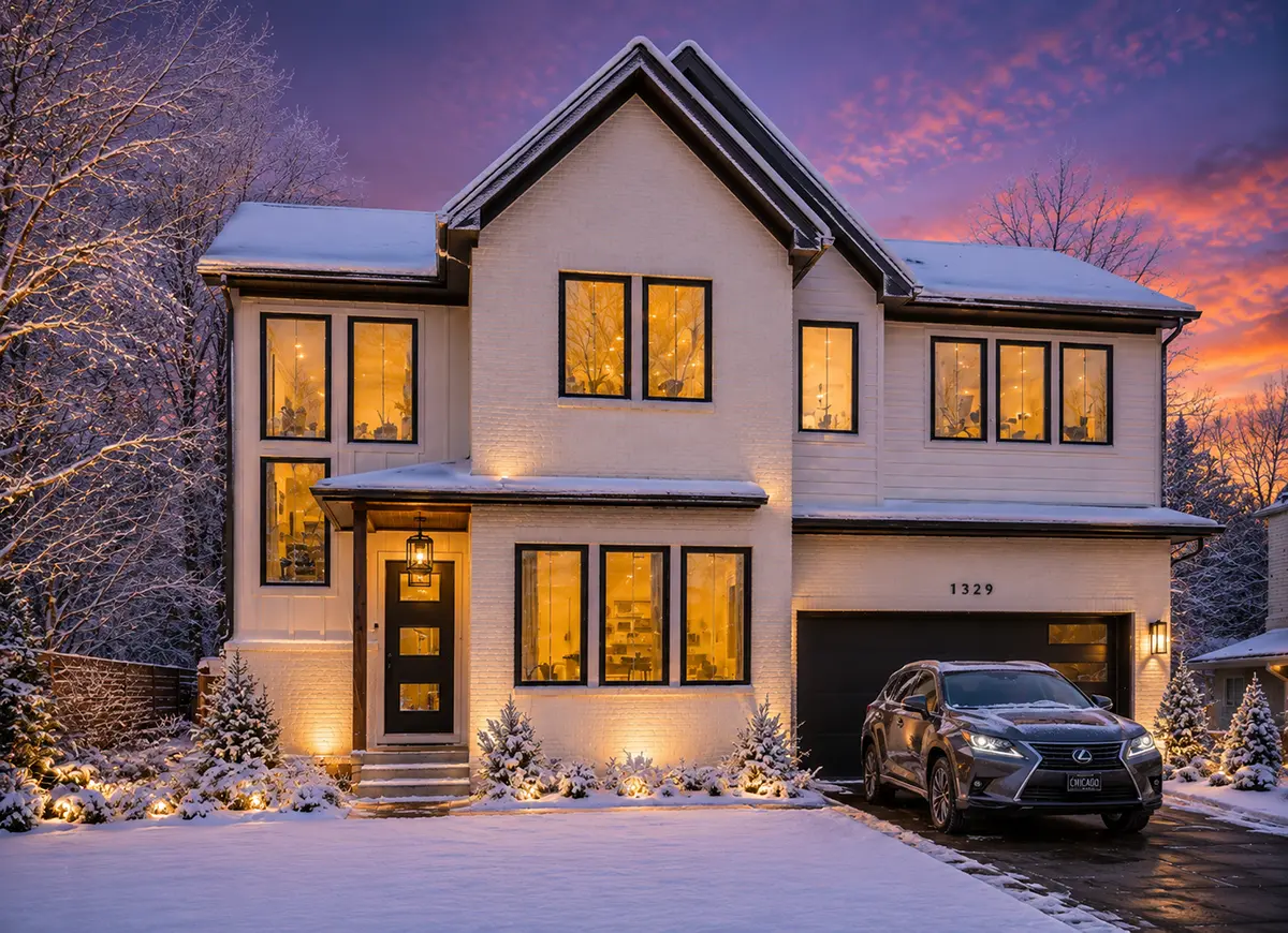 2-Story House Plan 4075 ft²: 3 Beds, 4.5 Baths, Open Floor Plan, 2-Car Garage