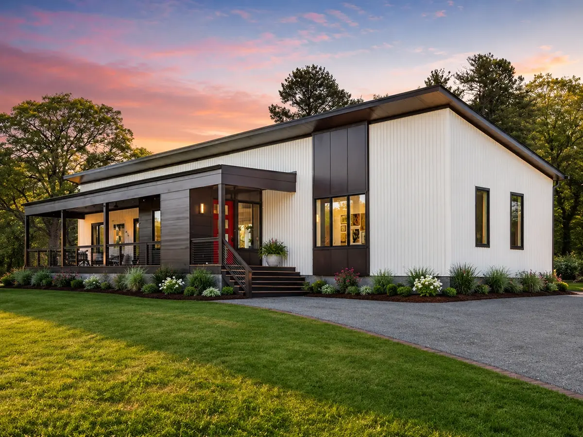 Main Images 2 – 1-Story House Plan 2112 ft²: 4 Beds, Home Office, 4 Baths, Open Floor Plan, without Garage — 31176R