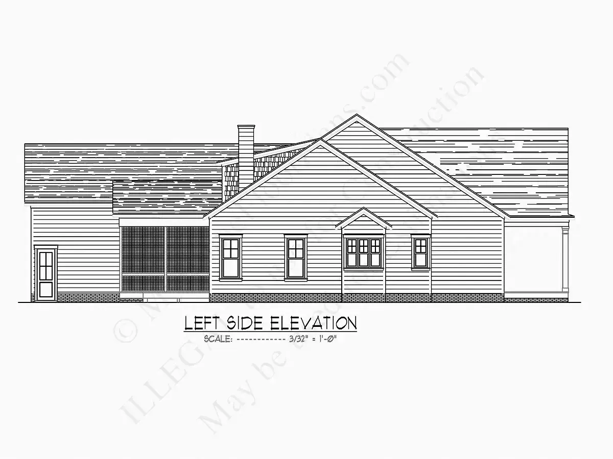 1.5-Story House Plan 4697 ft²: 4 Beds, Home Office, 4 Baths, Open Floor Plan, 3-Car Garage