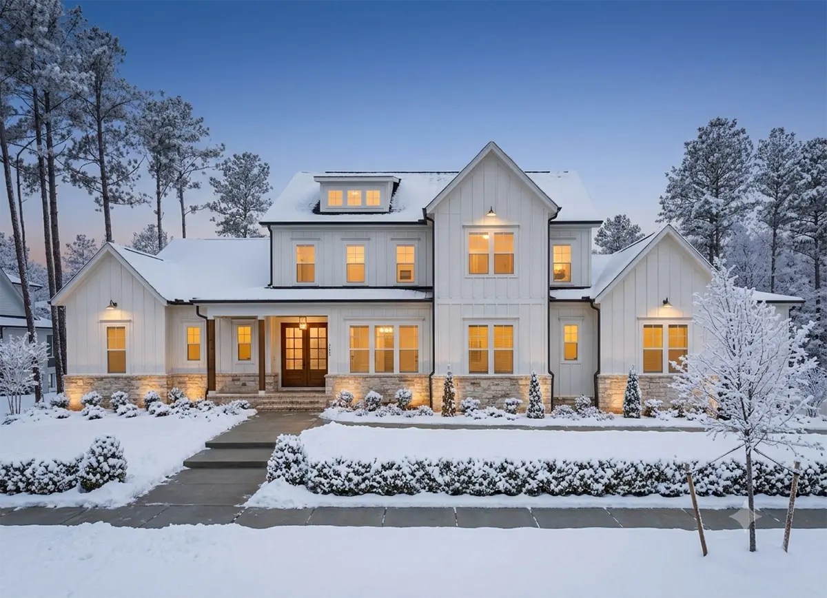 Main Images 5 – 2-Story House Plan 4200 ft²: 4 Beds, Home Office, 5 Baths, Open Floor Plan, 3-Car Garage — 52212R