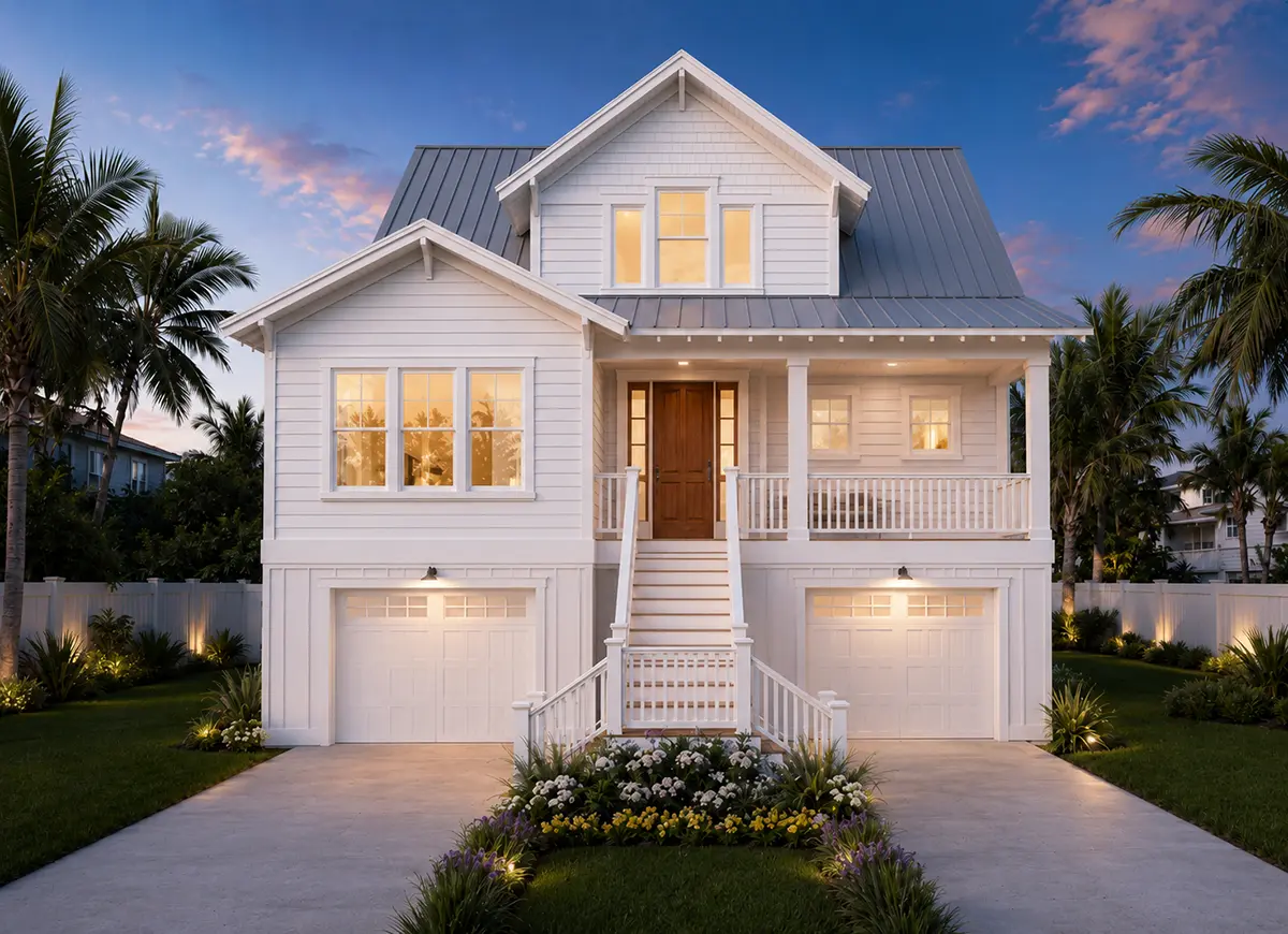 Main Images 4 – 3-Story House Plan 2789 ft²: 4 Beds, 3.5 Baths, Open Floor Plan, 2-Car Garage — 10609R