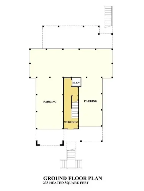 Basement 11 – 3-Story House Plan 2789 ft²: 4 Beds, 3.5 Baths, Open Floor Plan, 2-Car Garage — 10609R