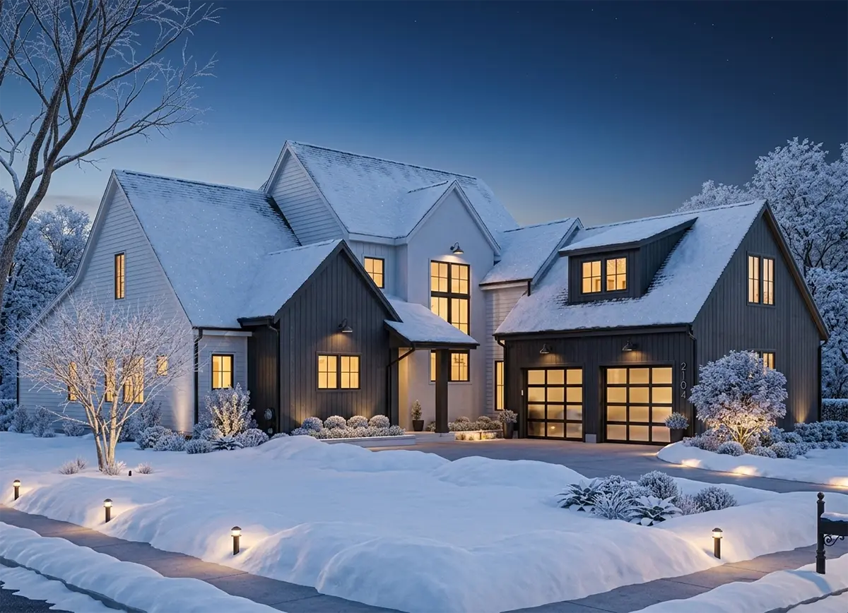 Main Images 4 – 1.5-Story House Plan 3625 ft²: 3 Beds, 3.5 Baths, Open Floor Plan, 2-Car Garage — 14013R