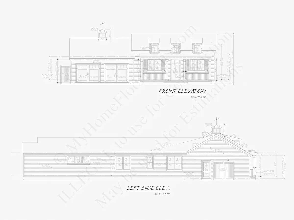 1-Story House Plan 1879 ft²: 3 Beds, 3 Baths, Open Floor Plan, 2-Car Garage