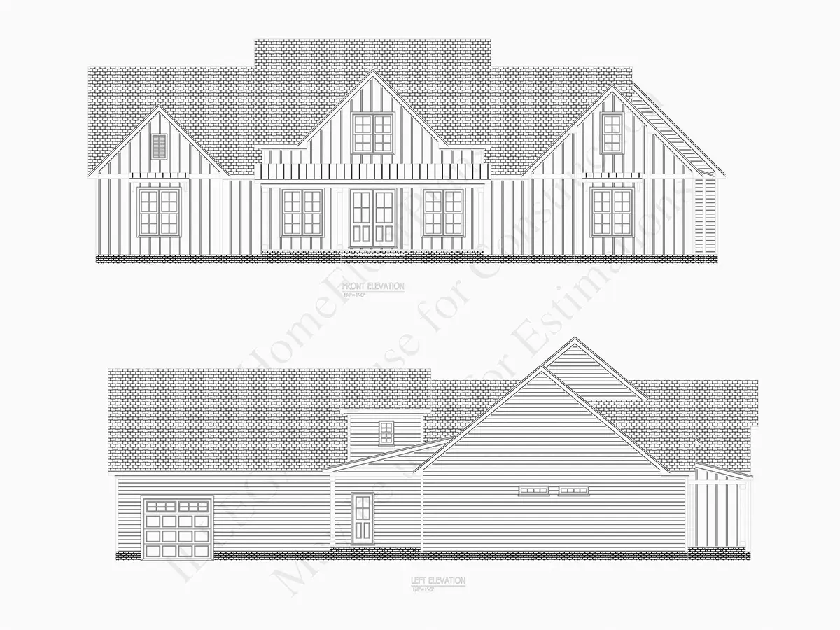 1-Story House Plan 2992 ft²: 3 Beds, Home Office, 5 Baths, Open Floor Plan, 3-Car Garage