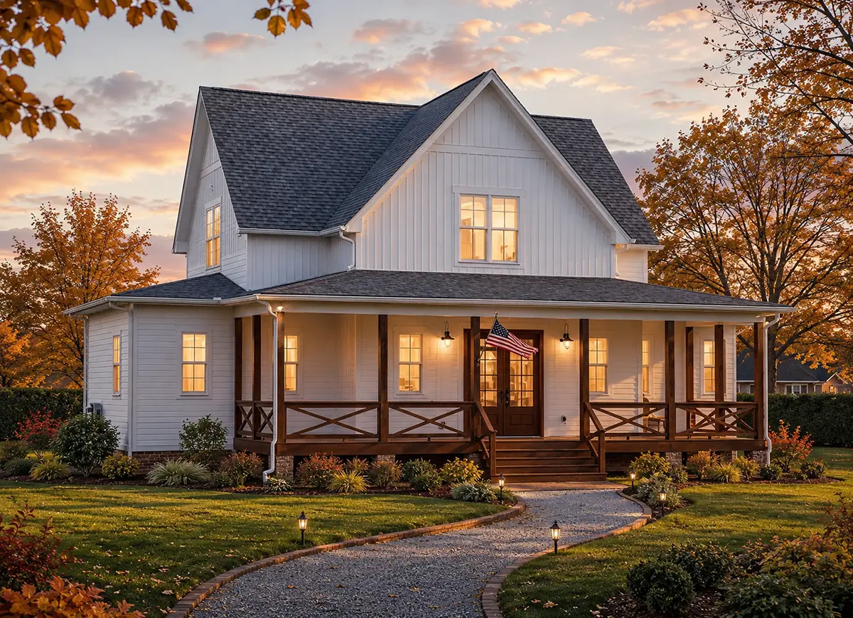 Main Images 4 – 1.5-Story House Plan 2449 ft²: 4 Beds, 2.5 Baths, Open Floor Plan, without Garage — 80236R