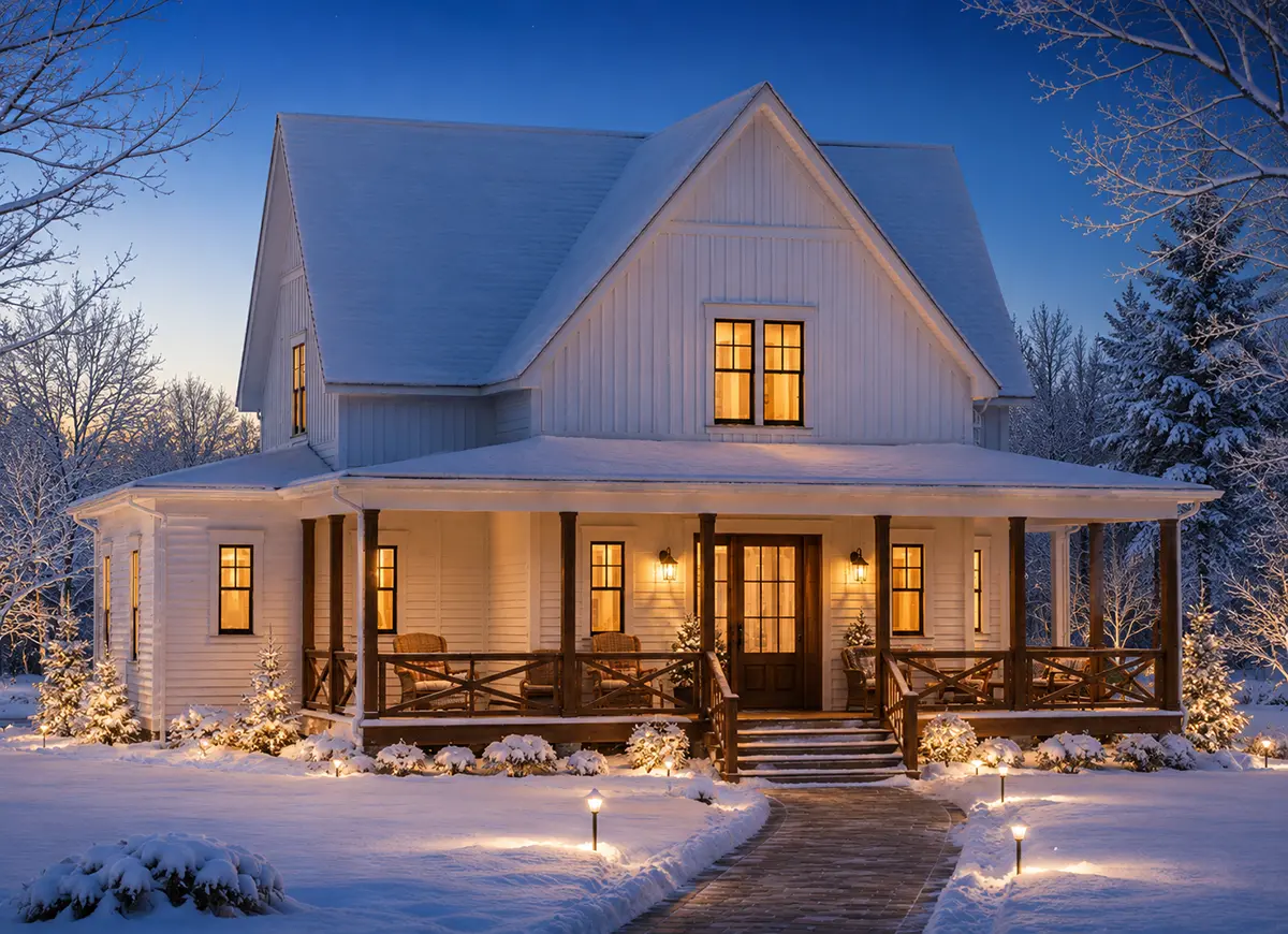 Main Images 3 – 1.5-Story House Plan 2449 ft²: 4 Beds, 2.5 Baths, Open Floor Plan, without Garage — 80236R
