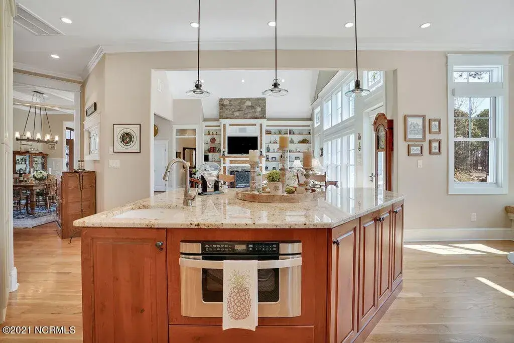 1.5-Story House Plan 3657 ft²: 3 Beds, Home Office, 3.5 Baths, Open Floor Plan, 2-Car Garage